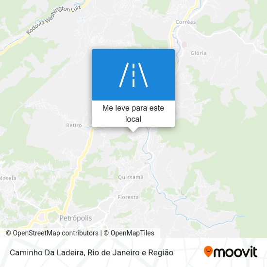 Caminho Da Ladeira mapa