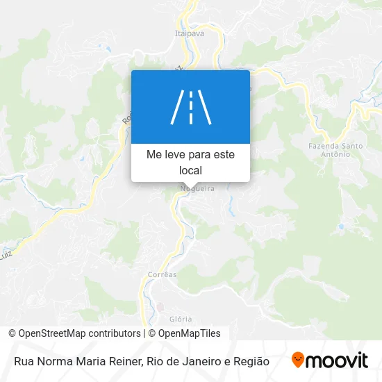 Rua Norma Maria Reiner mapa
