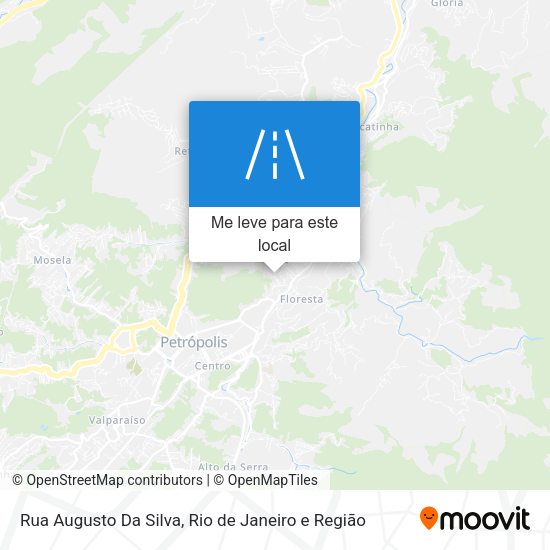 Rua Augusto Da Silva mapa