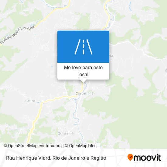 Rua Henrique Viard mapa