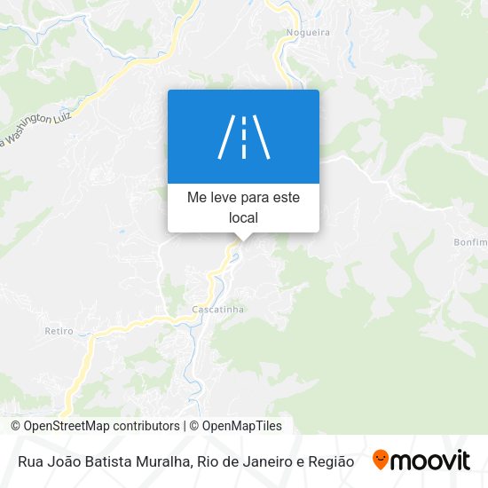 Rua João Batista Muralha mapa