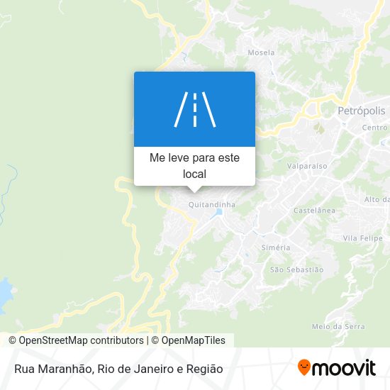 Rua Maranhão mapa