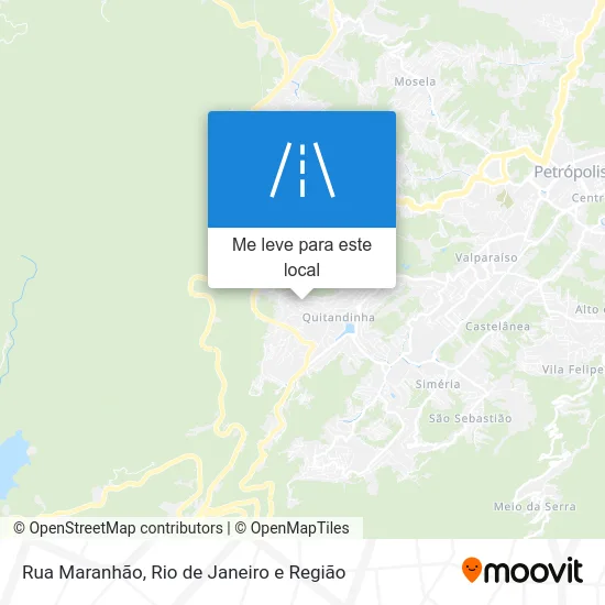 Rua Maranhão mapa