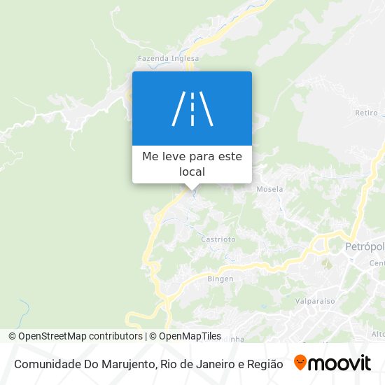 Comunidade Do Marujento mapa