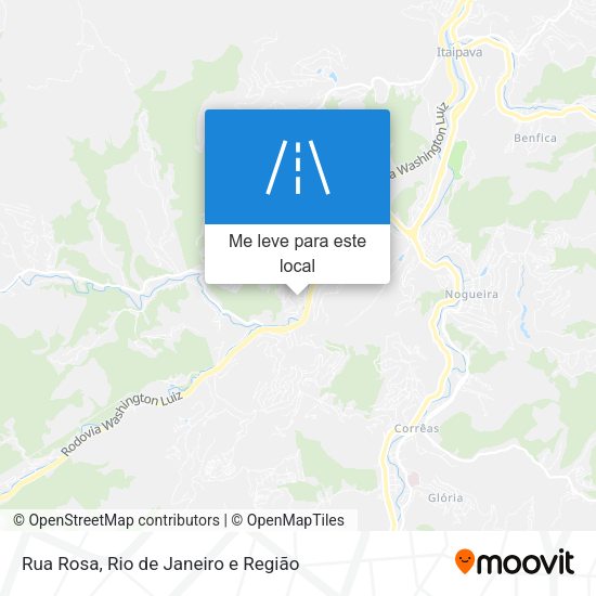 Rua Rosa mapa