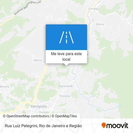 Rua Luiz Pelegrini mapa
