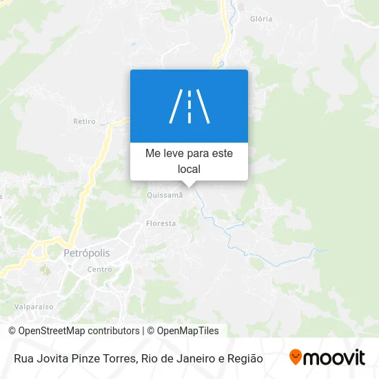 Rua Jovita Pinze Torres mapa