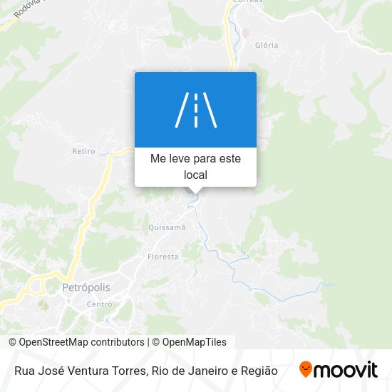 Rua José Ventura Torres mapa