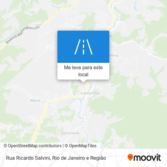 Rua Ricardo Salvini mapa