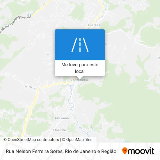 Rua Nelson Ferreira Sores mapa