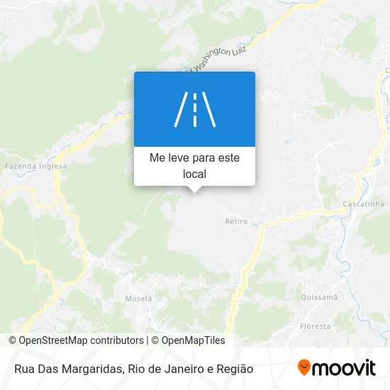 Rua Das Margaridas mapa