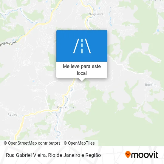 Rua Gabriel Vieira mapa