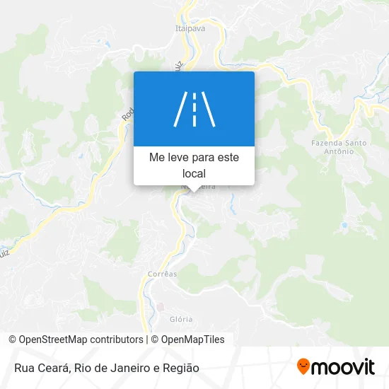 Rua Ceará mapa