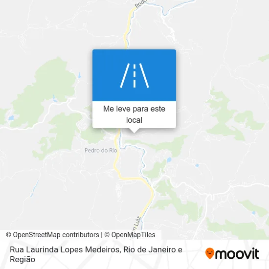 Rua Laurinda Lopes Medeiros mapa