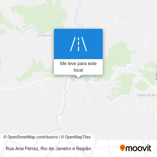 Rua Ana Ferraz mapa