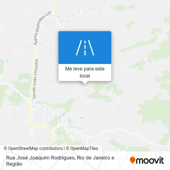 Rua José Joaquim Rodrigues mapa