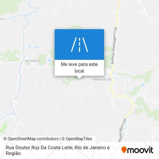 Rua Doutor Ruy Da Costa Leite mapa