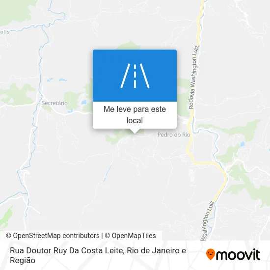Rua Doutor Ruy Da Costa Leite mapa