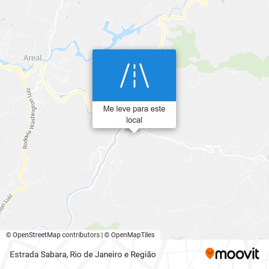 Estrada Sabara mapa