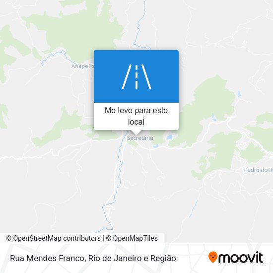 Rua Mendes Franco mapa