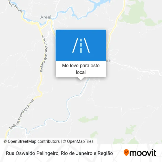 Rua Oswaldo Pelingeiro mapa