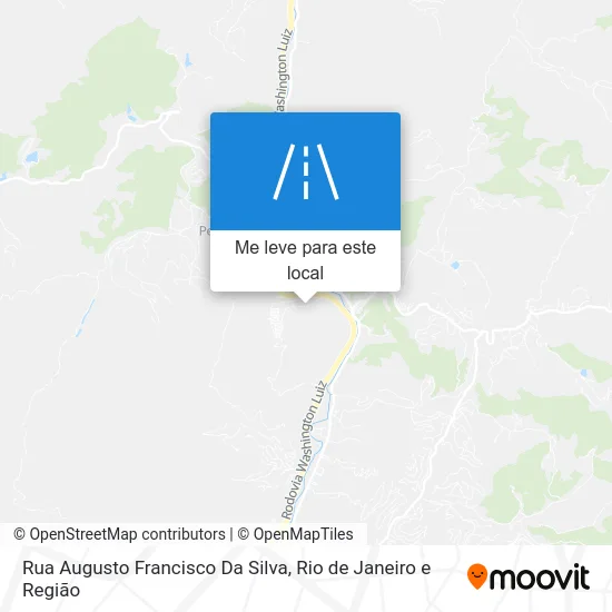 Rua Augusto Francisco Da Silva mapa