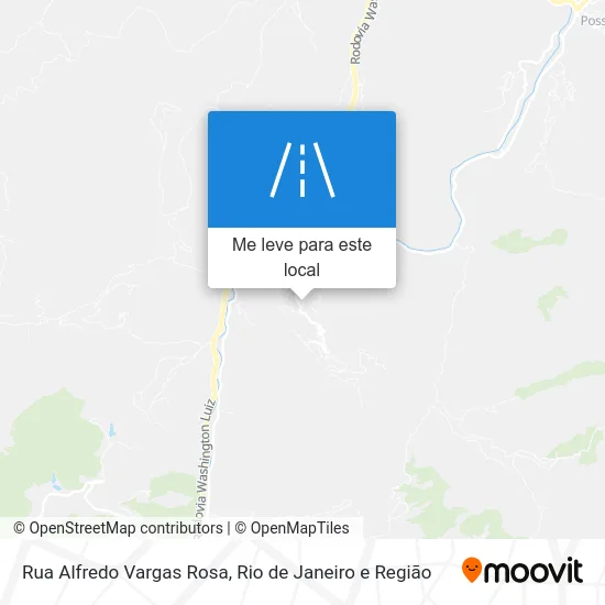 Rua Alfredo Vargas Rosa mapa