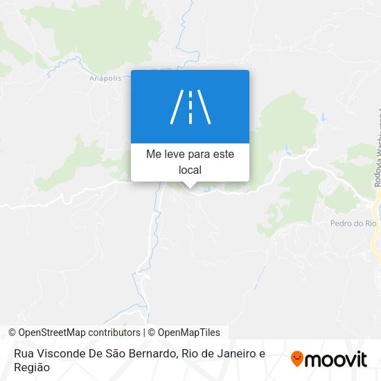Rua Visconde De São Bernardo mapa