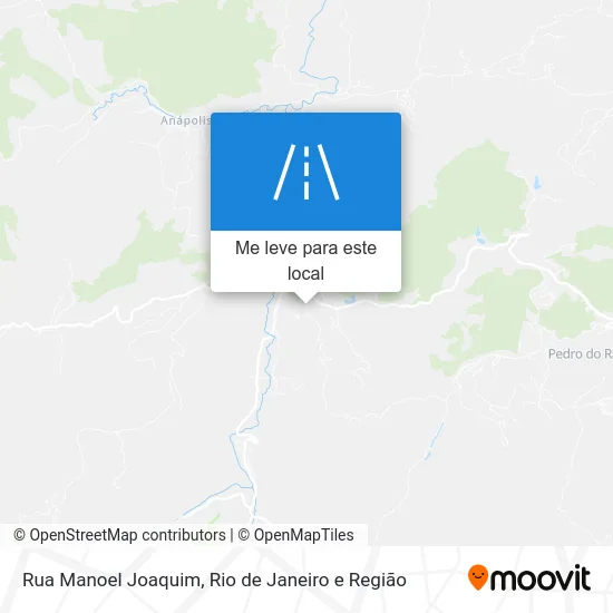 Rua Manoel Joaquim mapa