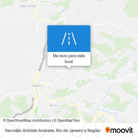 Servidão Aristide Andrade mapa