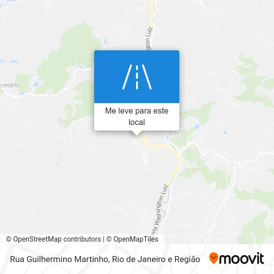 Rua Guilhermino Martinho mapa