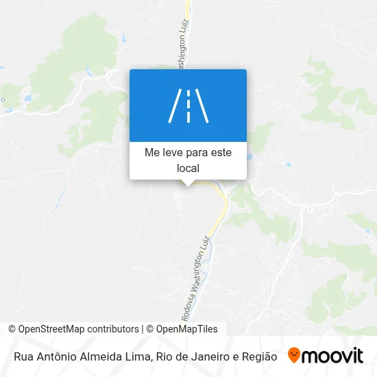 Rua Antônio Almeida Lima mapa