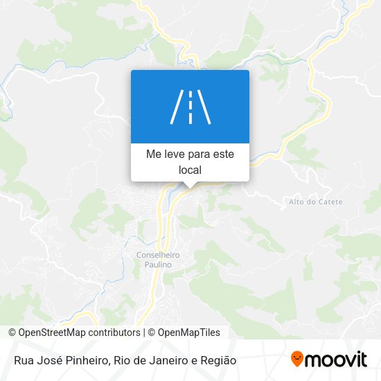 Rua José Pinheiro mapa