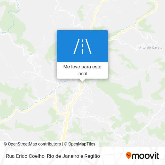 Rua Erico Coelho mapa