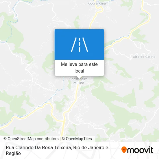 Rua Clarindo Da Rosa Teixeira mapa