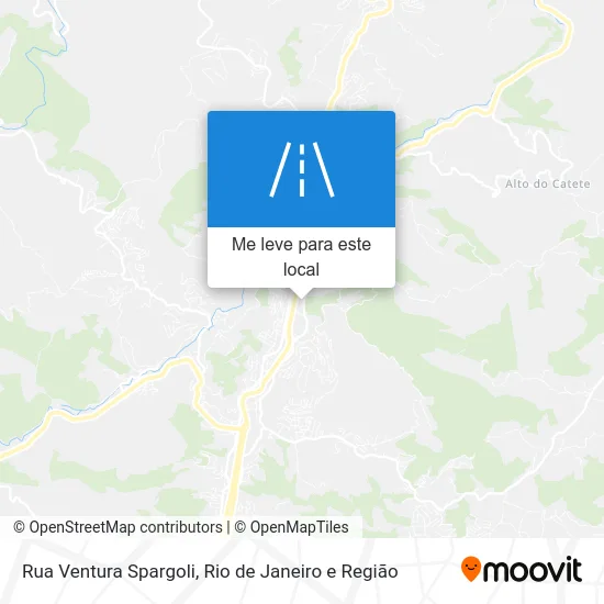 Rua Ventura Spargoli mapa