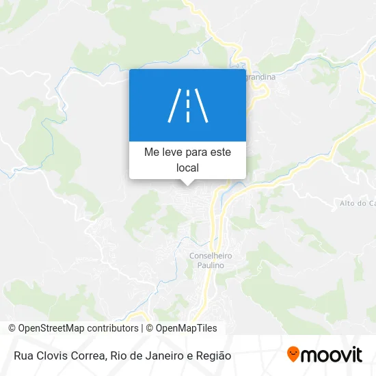 Rua Clovis Correa mapa