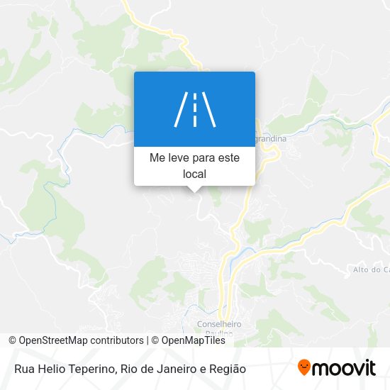 Rua Helio Teperino mapa