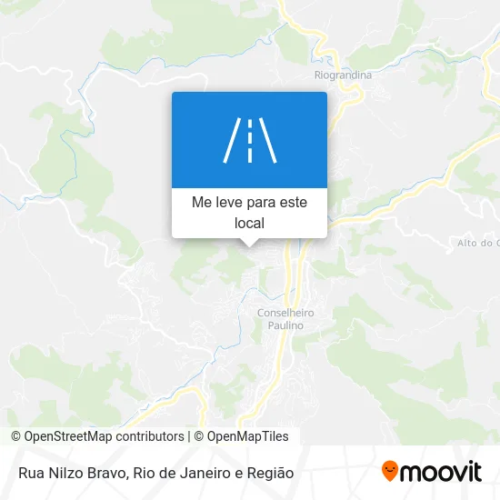 Rua Nilzo Bravo mapa