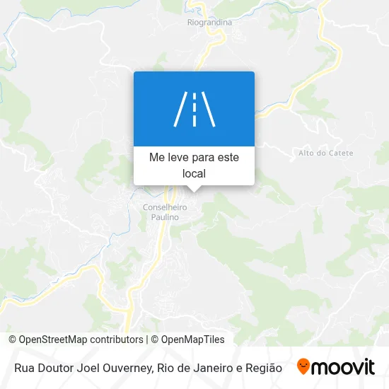 Rua Doutor Joel Ouverney mapa