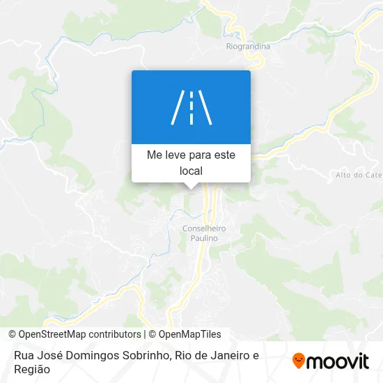 Rua José Domingos Sobrinho mapa