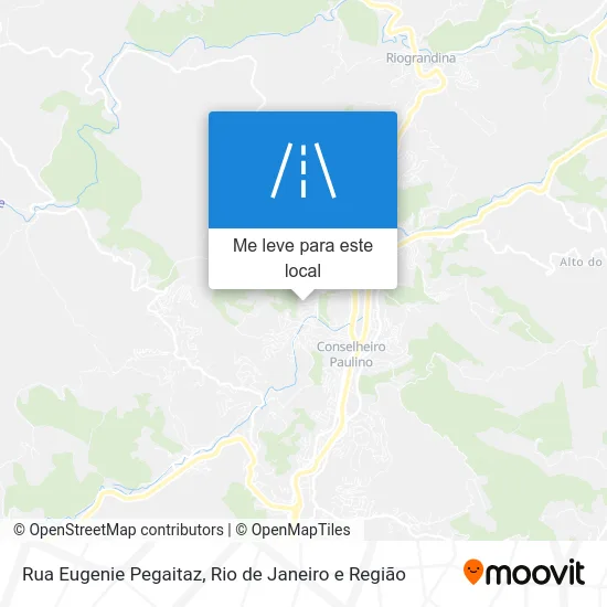 Rua Eugenie Pegaitaz mapa