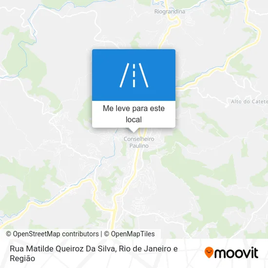 Rua Matilde Queiroz Da Silva mapa