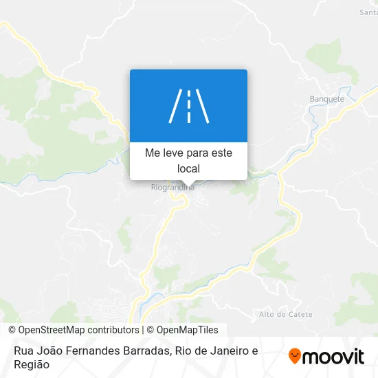 Rua João Fernandes Barradas mapa