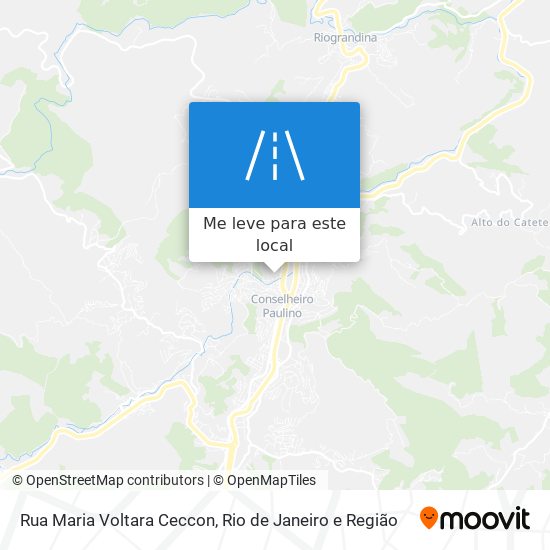 Rua Maria Voltara Ceccon mapa