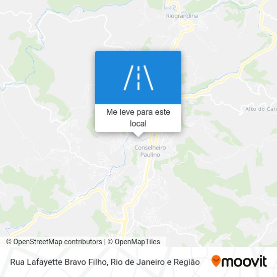Rua Lafayette Bravo Filho mapa