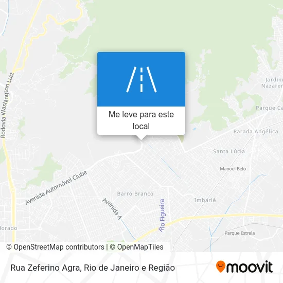 Rua Zeferino Agra mapa