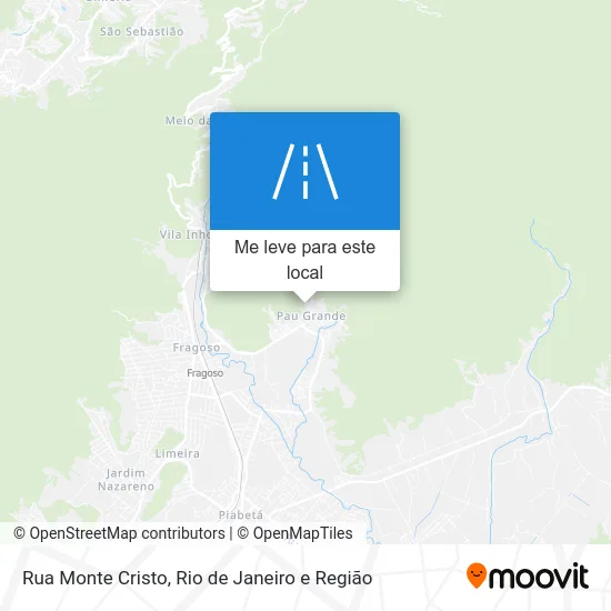 Rua Monte Cristo mapa