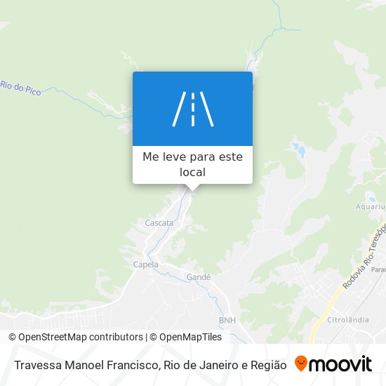 Travessa Manoel Francisco mapa