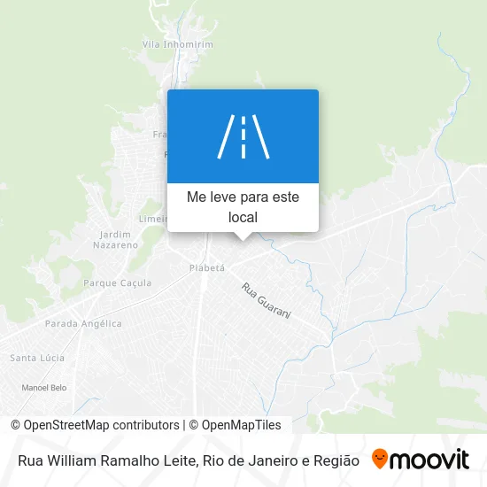 Rua William Ramalho Leite mapa
